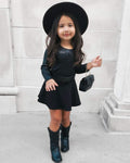 Livee Long Sleeve Leotard - Time-to-Shine Onyx - 10