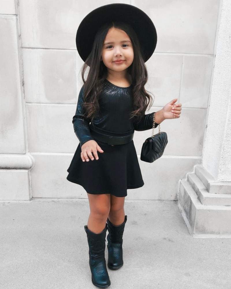 Livee Long Sleeve Leotard - Time-to-Shine Onyx - 10