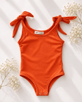 Madden Tie Shoulder Tank Top & Leotard - Soft Terracotta - 1