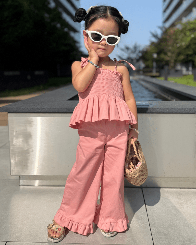Maisie Smocked Two-Piece Set - Pressed Peony - 2