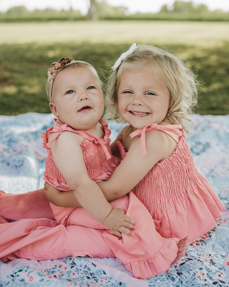 Maisie Smocked Two-Piece Set - Pressed Peony - 3