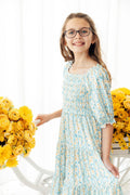 Buttercup Blooms Smocked Ruffle Dress - 5