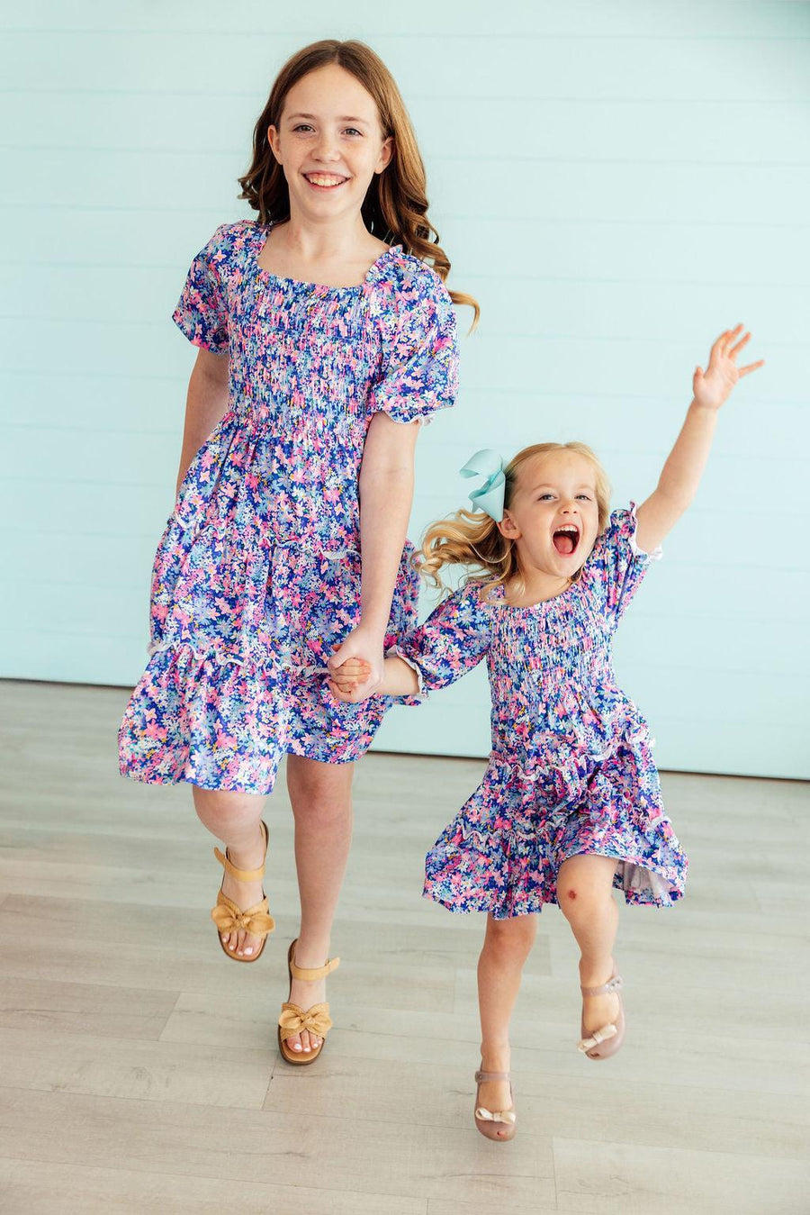 Pretty Darling Smocked Ruffle Dress