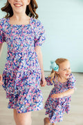 Pretty Darling Smocked Ruffle Dress - 6