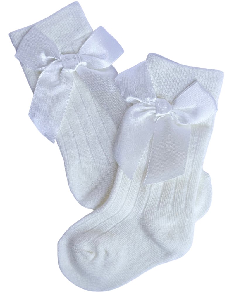 Martha Bow Front Midi Socks - 3