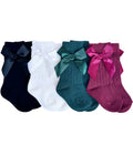 Martha Bow Front Midi Socks - 1