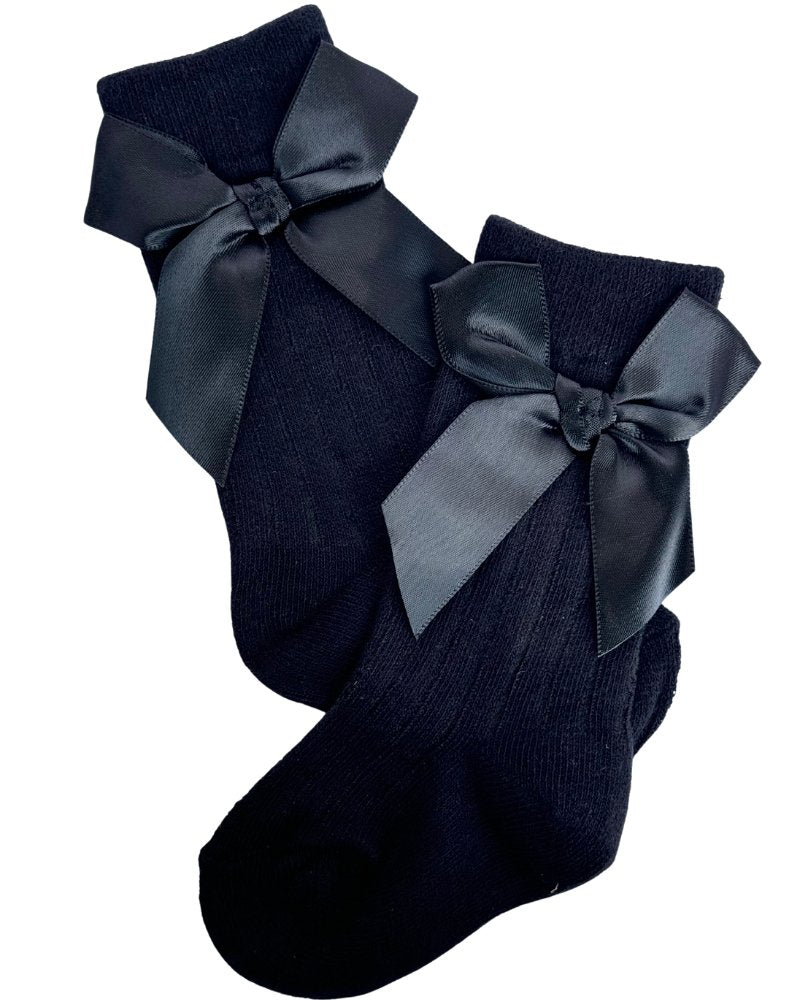 Martha Bow Front Midi Socks - 2