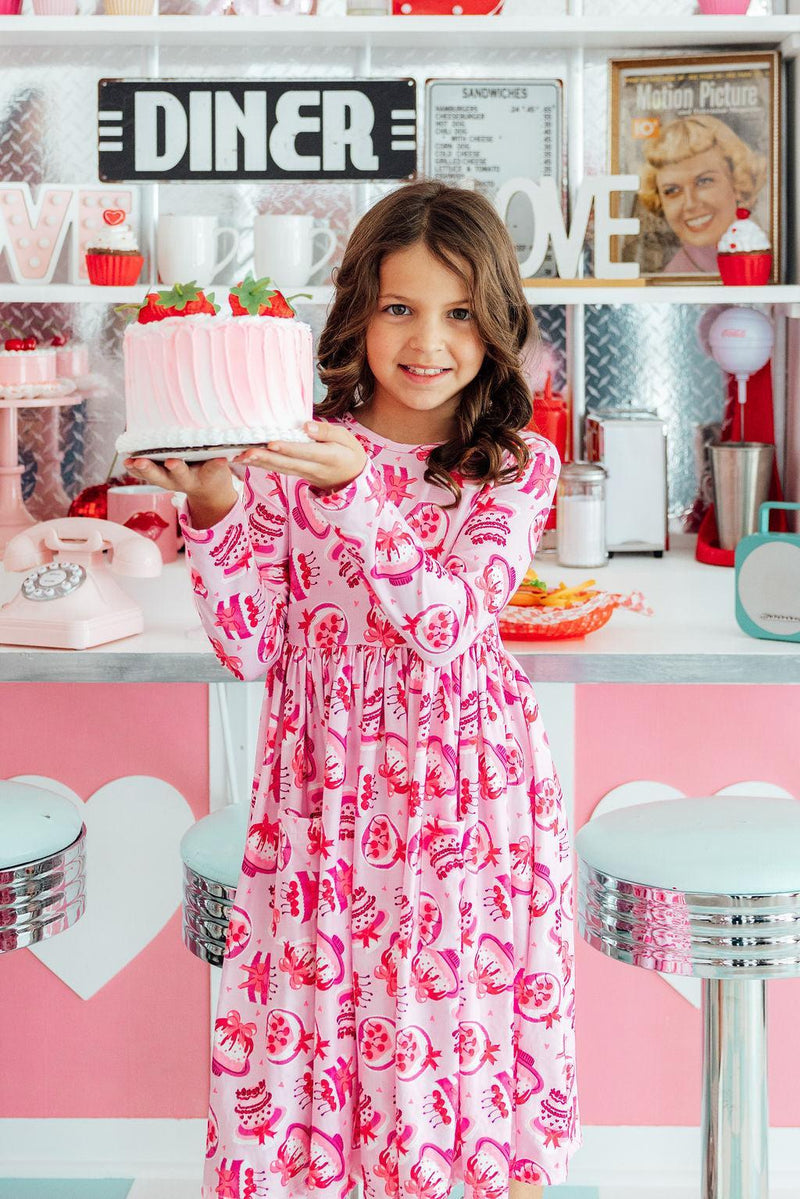 Vintage Cakes L/S Pocket Twirl Dress - 3