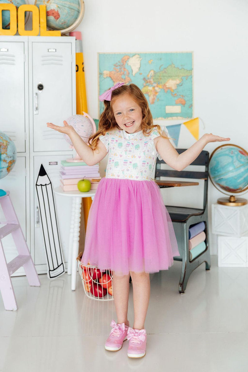 Little Learner Flutter Sleeve Tutu Dress - 4