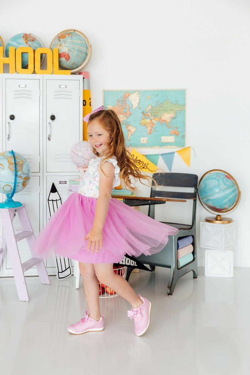 Little Learner Flutter Sleeve Tutu Dress - 5