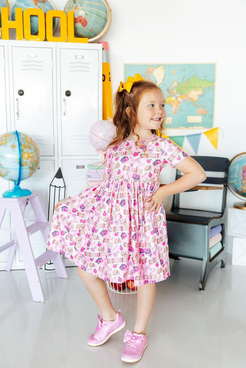 Kindergarten S/S Pocket Twirl Dress - 3