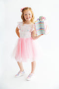 Birthday Magic Flutter Sleeve Tutu Dress - 3