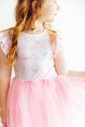 Birthday Magic Flutter Sleeve Tutu Dress - 4