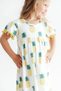 Pineapple Pom Pom Dress - 2
