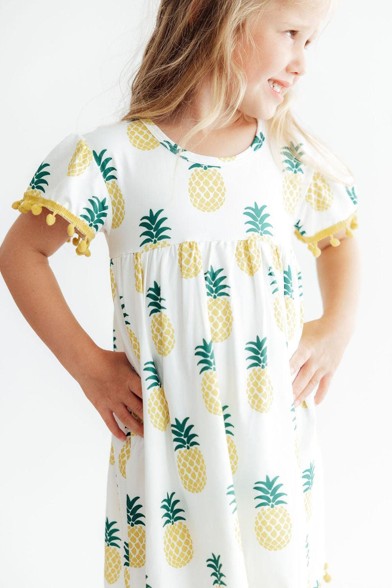 Pineapple Pom Pom Dress - 2