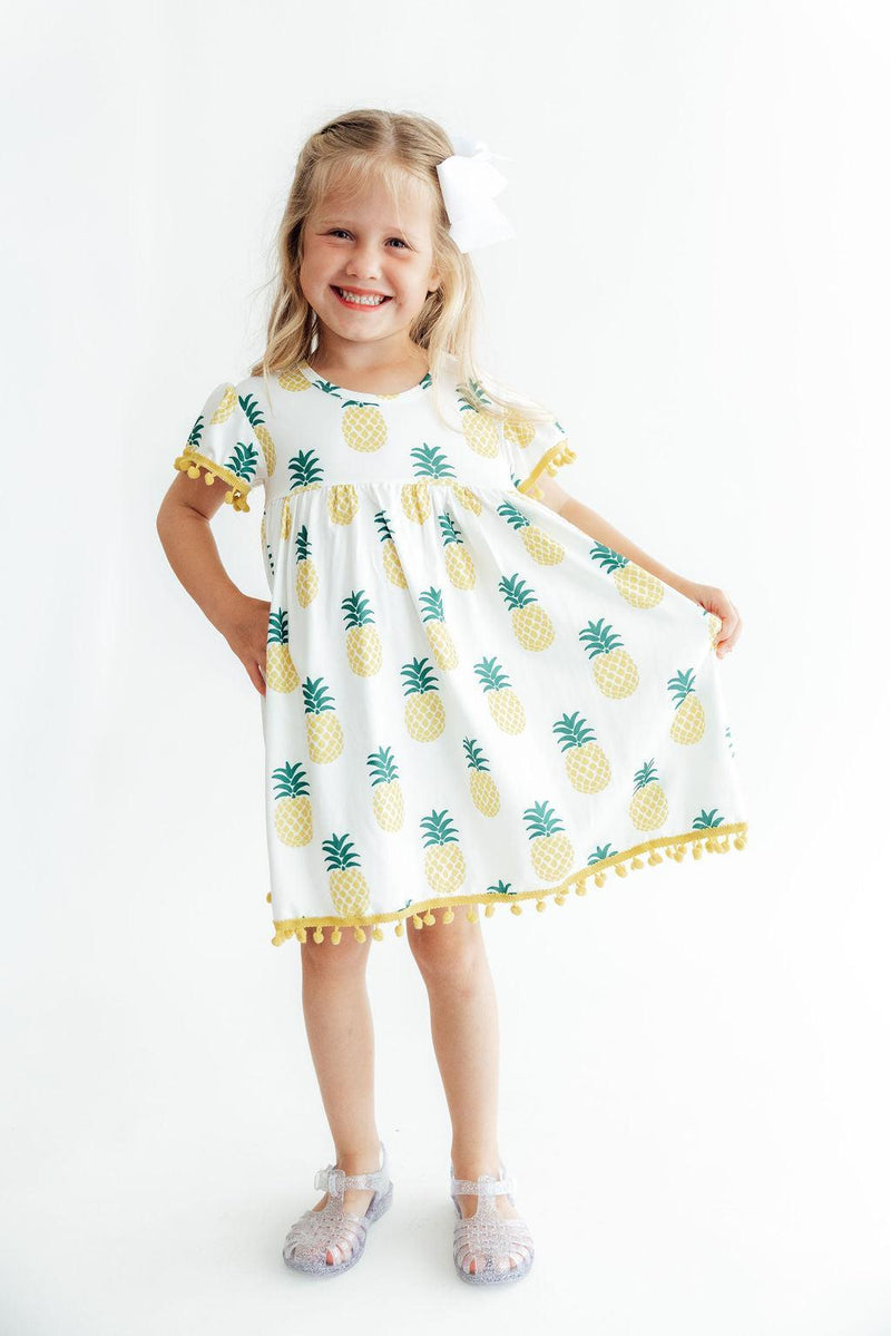 Pineapple Pom Pom Dress - 1