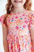 Spooktacular Flutter Sleeve Twirl Dress - 1