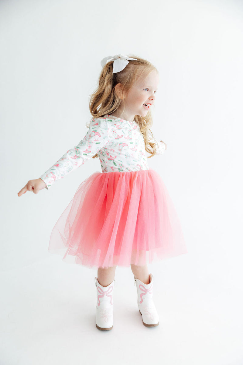 Country Christmas L/S Tutu Dress - 3
