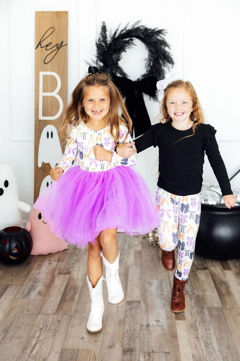 Tied with a Boo L/S Tutu Dress - 2