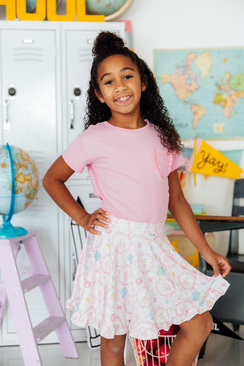 Apple of My Eye Ruffle Twirl Skort - 4
