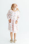 Christmas Magic L/S Pocket Twirl Dress - 2