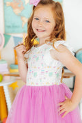 Little Learner Flutter Sleeve Tutu Dress - 1