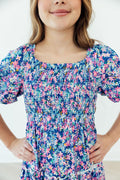 Pretty Darling Smocked Ruffle Dress - 9