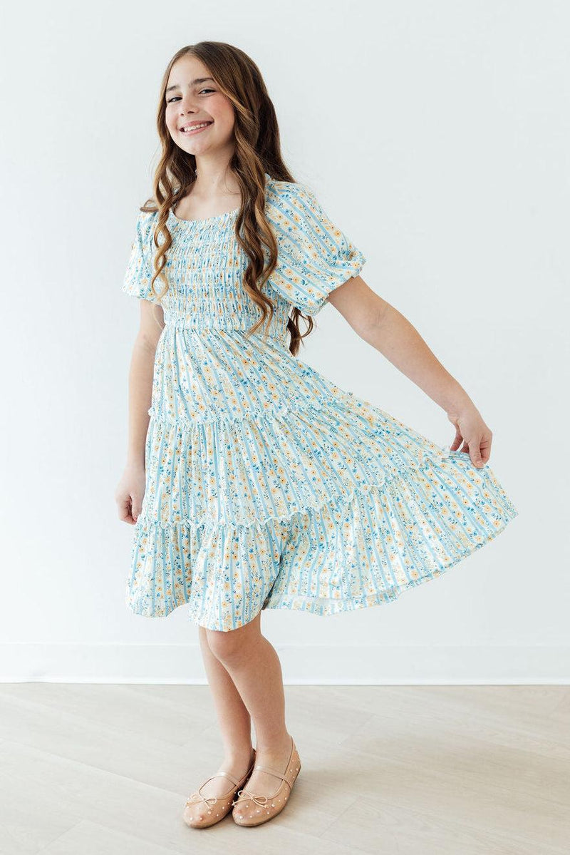Buttercup Blooms Smocked Ruffle Dress - 7