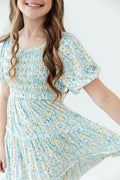Buttercup Blooms Smocked Ruffle Dress - 8