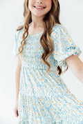 Buttercup Blooms Smocked Ruffle Dress - 6