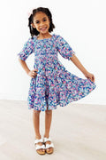 Pretty Darling Smocked Ruffle Dress - 8