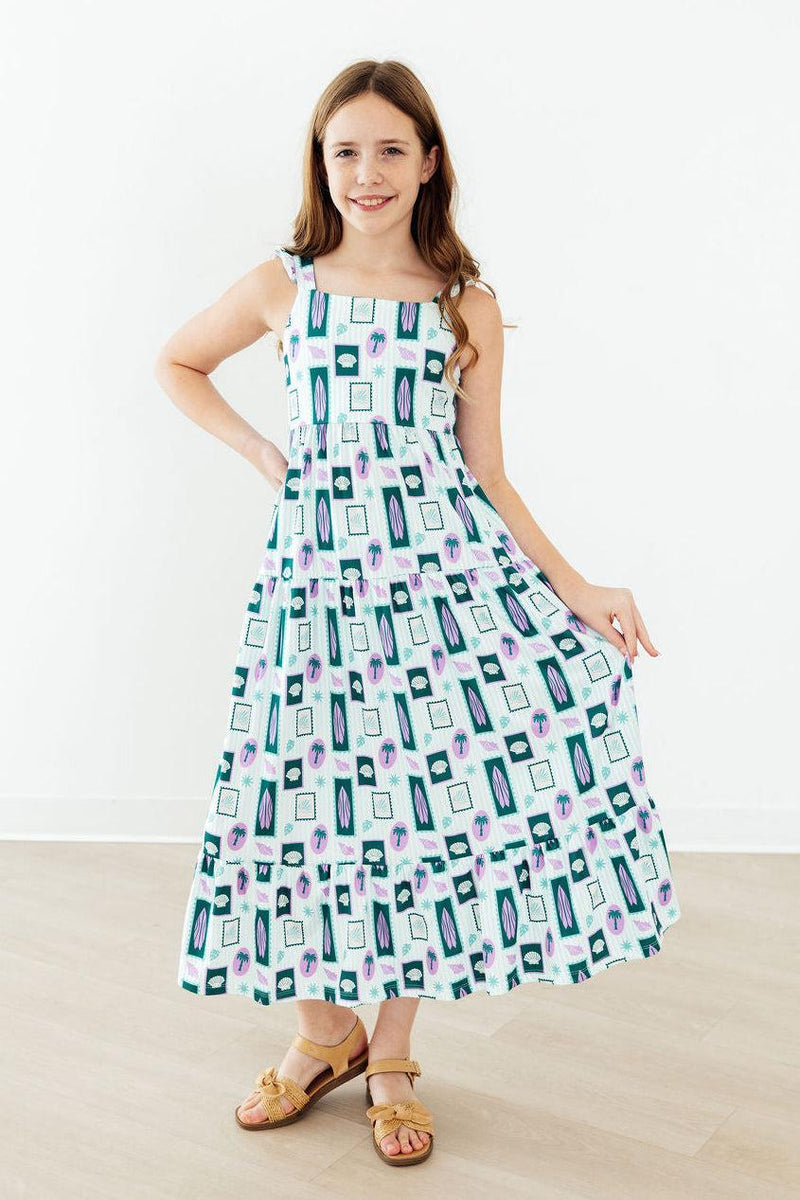 Surfer Girl Ruffle Maxi Dress - 6