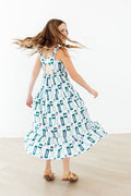 Surfer Girl Ruffle Maxi Dress - 4