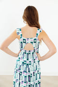 Surfer Girl Ruffle Maxi Dress - 3