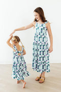 Surfer Girl Ruffle Maxi Dress - 1