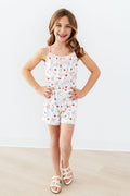 Red, White, & Sweet Strappy Play Romper - 1