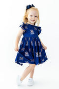 Montana State University Blue Bobcat Flutter Twirl Dress - 1