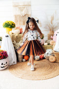 Boo-tiful Halloween L/S Tutu Dress - 4
