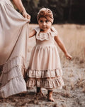 Nellie Ruffle Maxi Dress - Champagne - 11
