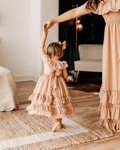 Nellie Ruffle Maxi Dress - Champagne - 21