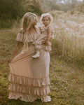 Nellie Ruffle Maxi Dress - Champagne - 5