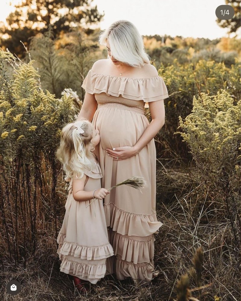 Nellie Ruffle Maxi Dress - Champagne - 4