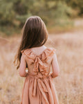 Nellie Ruffle Maxi Dress - Mocha - 7