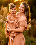 Nellie Ruffle Maxi Dress - Mocha - 2