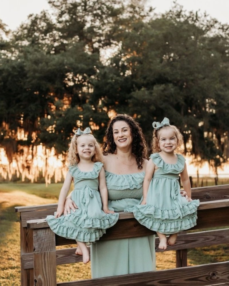 Nellie Ruffle Maxi Dress - Sage - 11