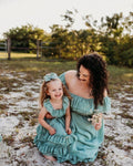 Nellie Ruffle Maxi Dress - Sage - 4