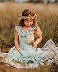 Nellie Ruffle Maxi Dress - Sage - 7