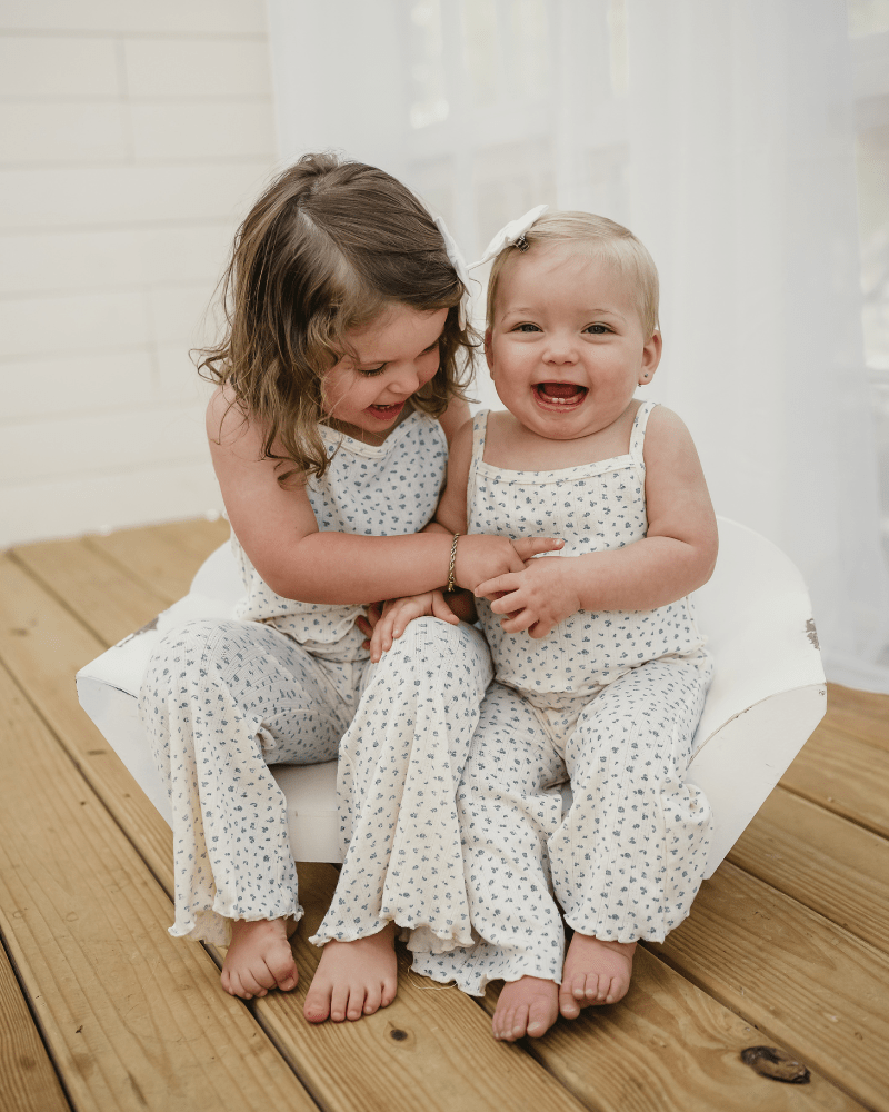 Nora Two-Piece Lounge Set - Jardin Bleu - 1