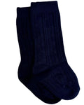 Pepper Knee-High Cable Knit Socks - 4