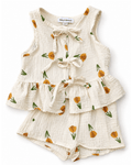 Posie Tie Front Two-Piece Set - Buttercup Bloom - 6